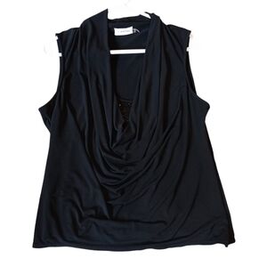 Calvin Klein XL drapey sleeveless shirt